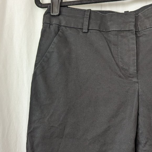 J Crew Black Cafe Capri Pants Size 2 - Picture 3 of 11